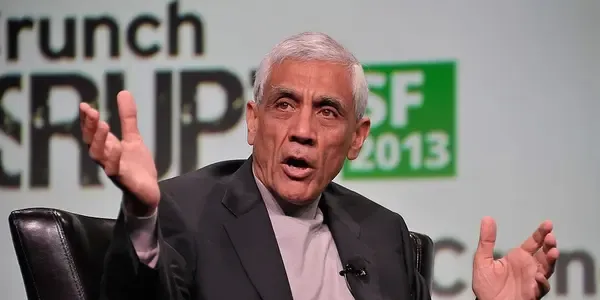 What is Vinod Khosla net worth estimated? How did he get his fortune?